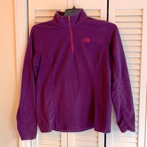 The North Face Women's Light Weight Purple Jacket w/ Zipper Collar
